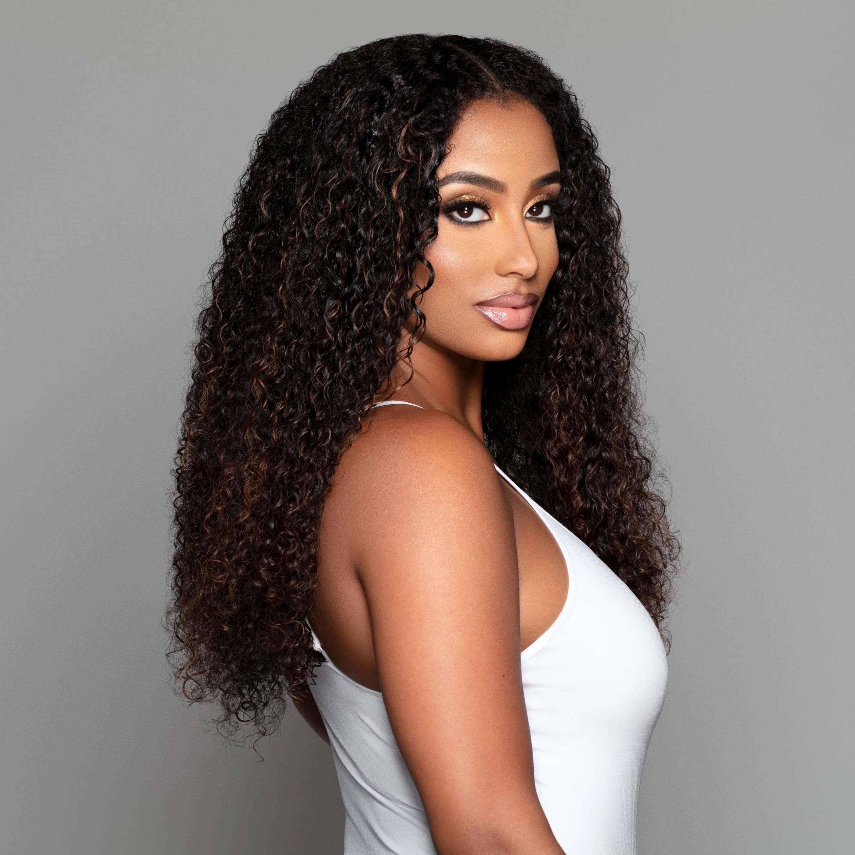 Tape-In Extensions-Textured Raw Curly - Image 3